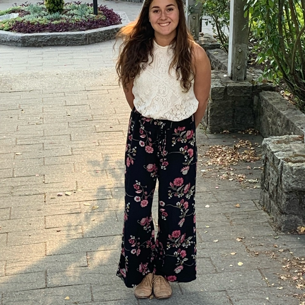 Boho floral pants